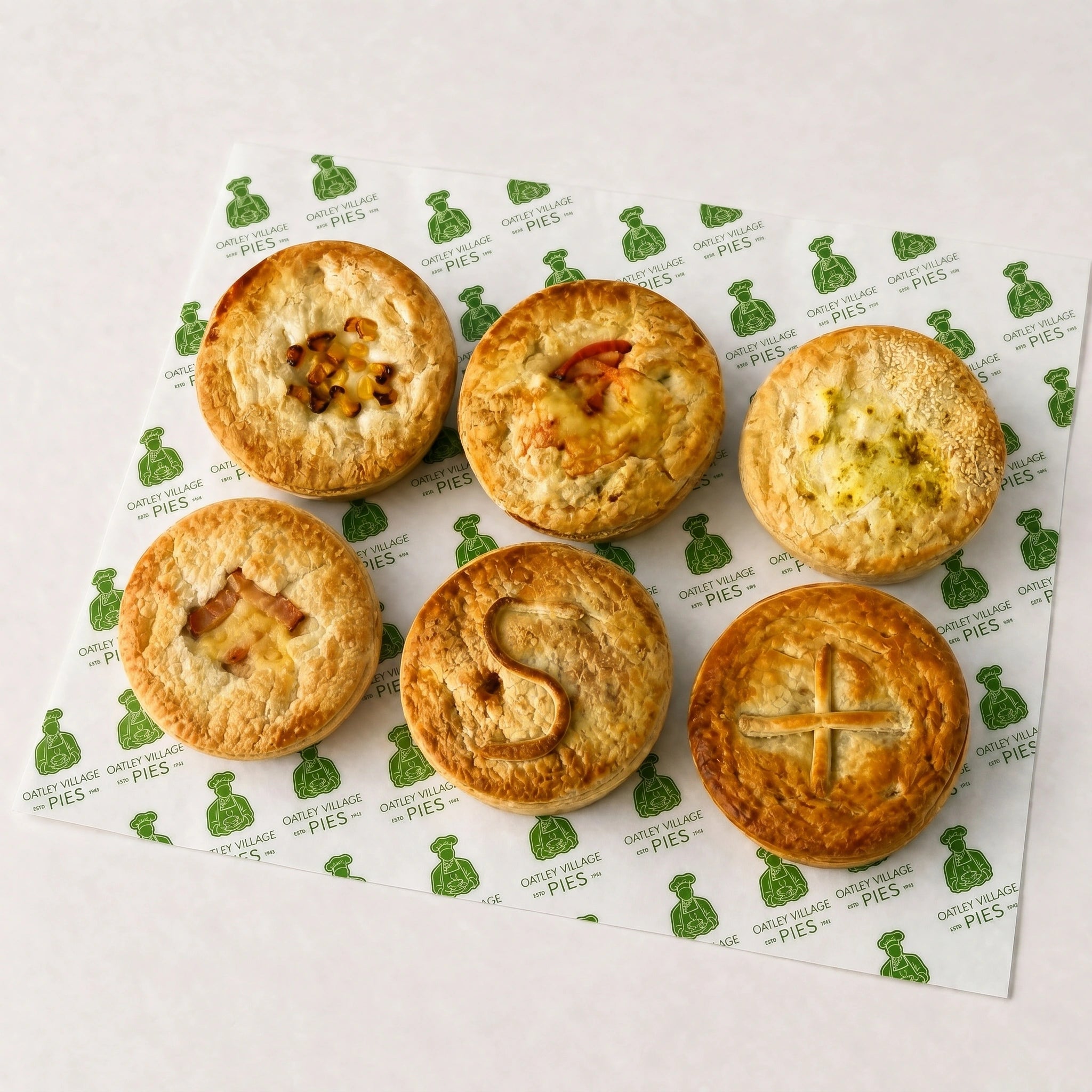Oatley Village Pies Box of 6