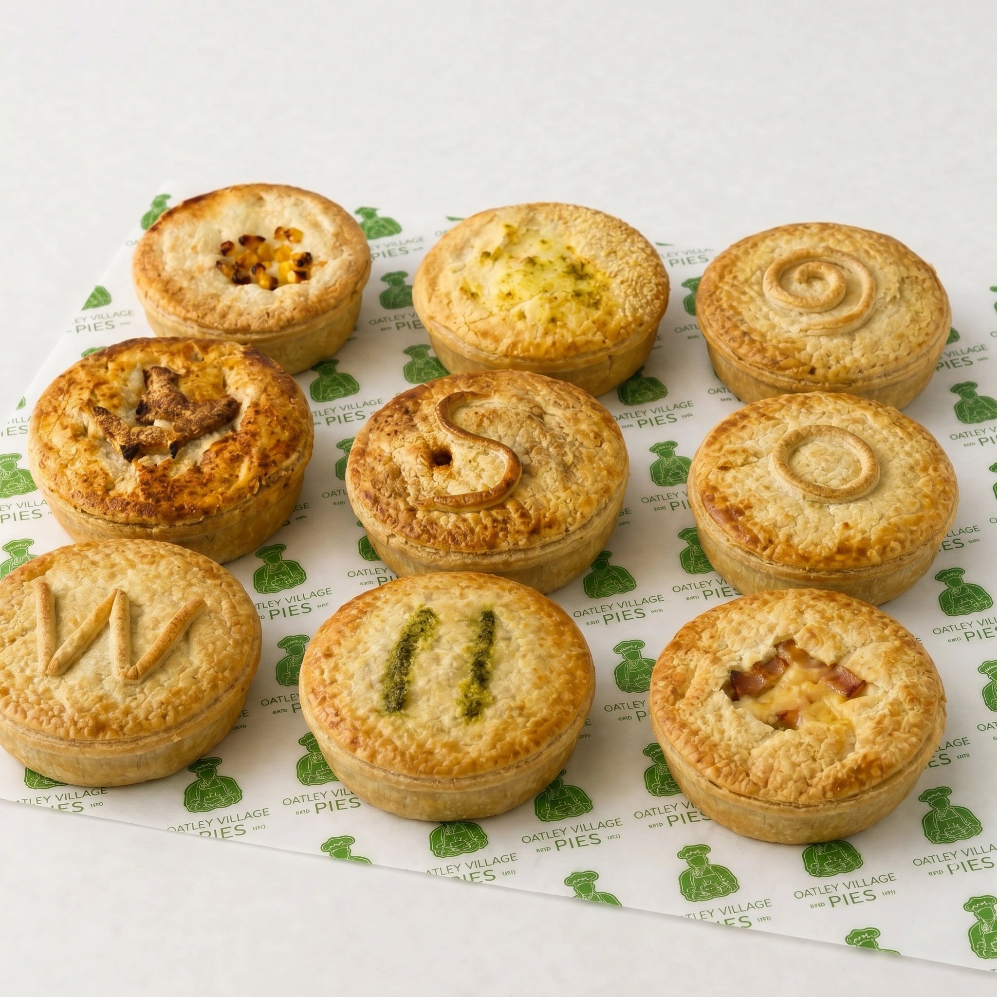 Oatley Village Pies Box of 9